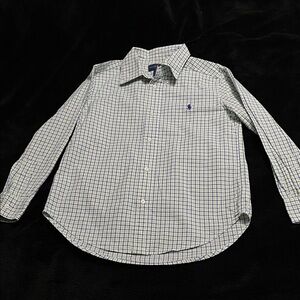 Ralph Lauren Green and Blue Plaid Shirt